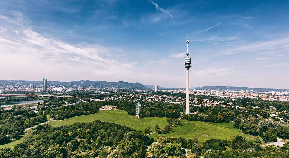 Blick auf den Donauturm