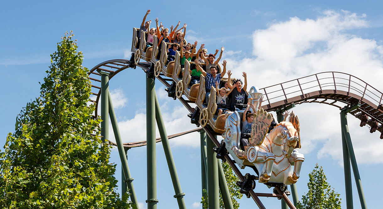 Hochschaubahn im Familypark